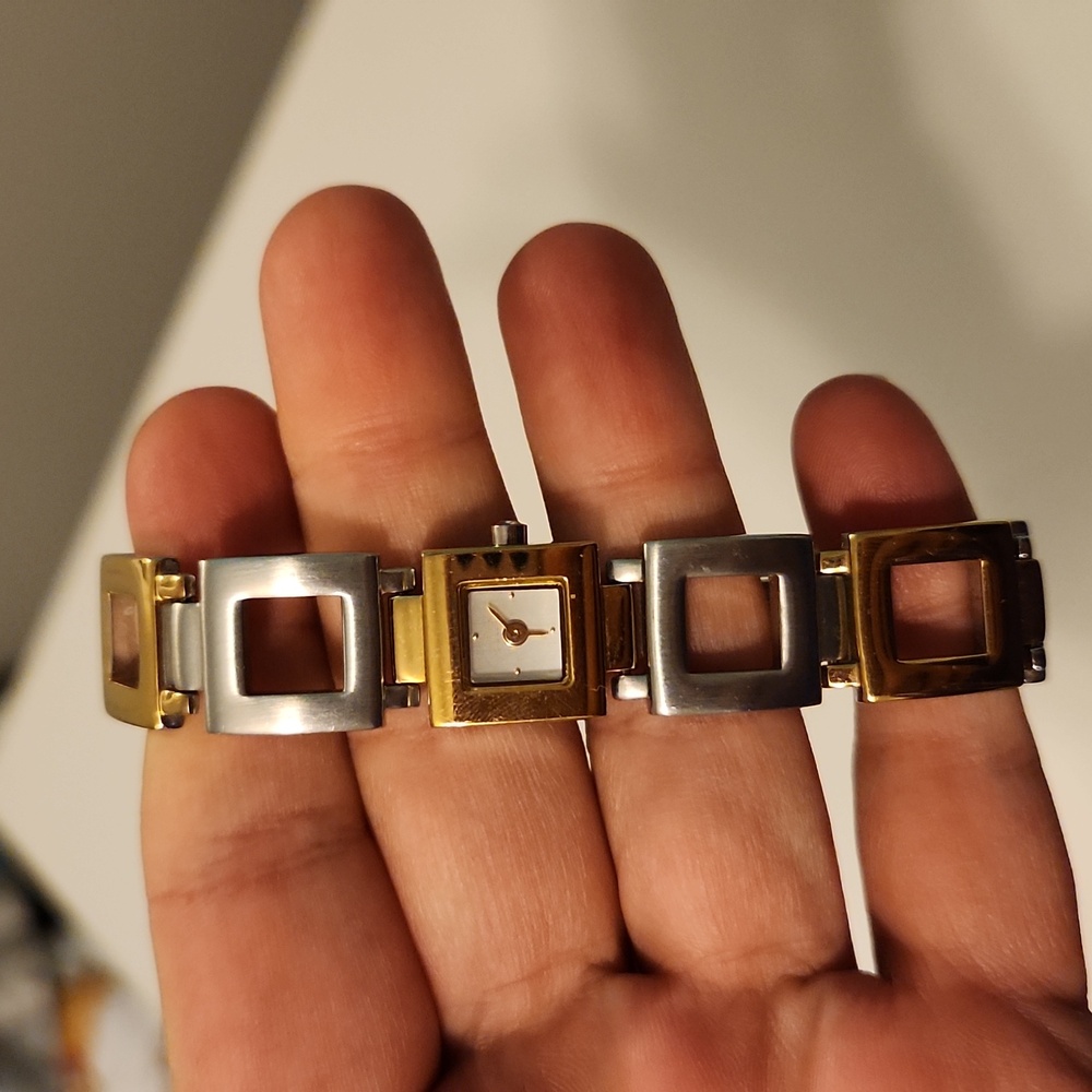 Skagen gold & silver watch